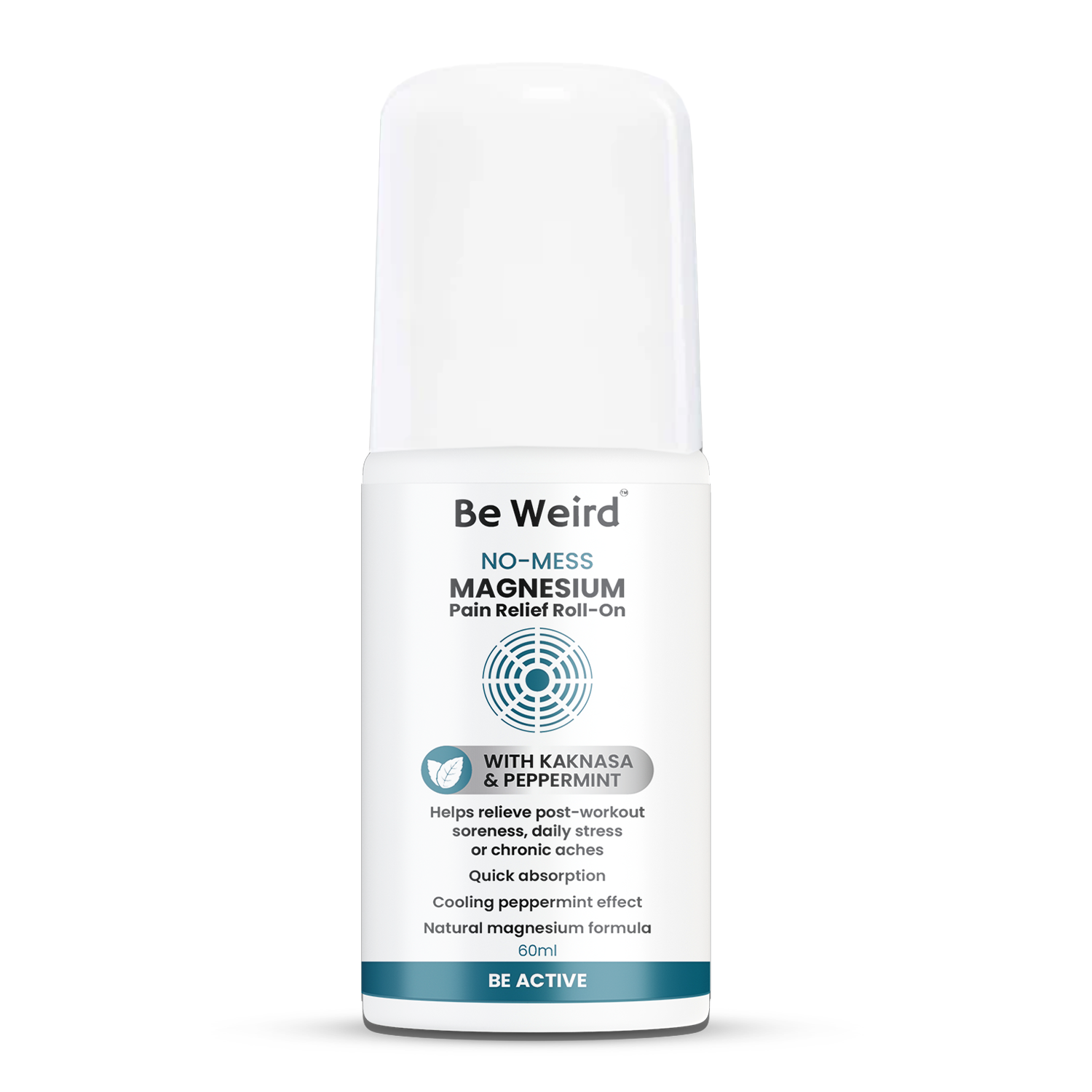 Be Weird No-Mess Magnesium Pain Relief Roll-On