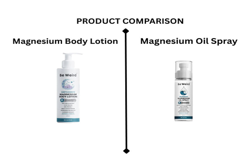 Magnesium Oil Spray vs Magnesium Body Lotion: Which One Works Better for You?