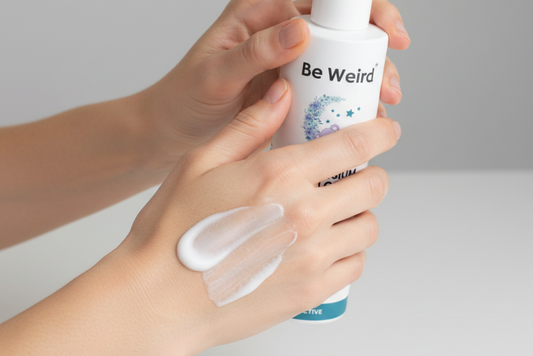 Why Everyone Is Adding Magnesium Body Lotion to Their Daily Routine (And How Be Weird Makes It Easy)