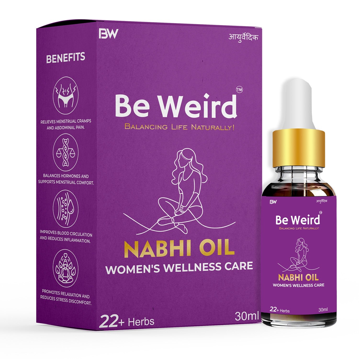 Be Weird Women's Wellness Care Nabhi Oil